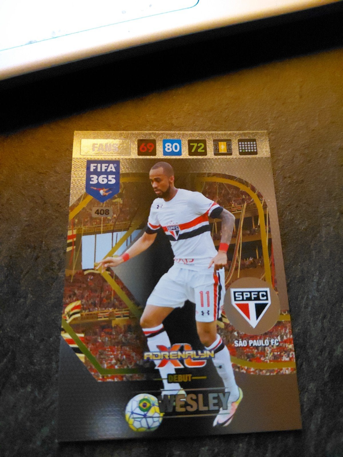 FIFA 365 Debut Wesley, Ophalen of Verzenden, Zo goed als nieuw, Buitenlandse clubs, Poster, Plaatje of Sticker