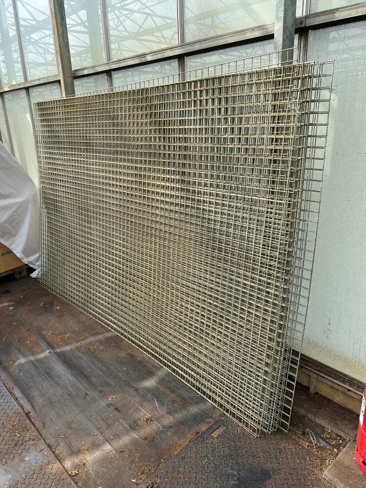 Betongaas, staalmat verzinkt 2x3 meter, Ophalen, Minder dan 3 meter, Zo goed als nieuw, Minder dan 1 meter