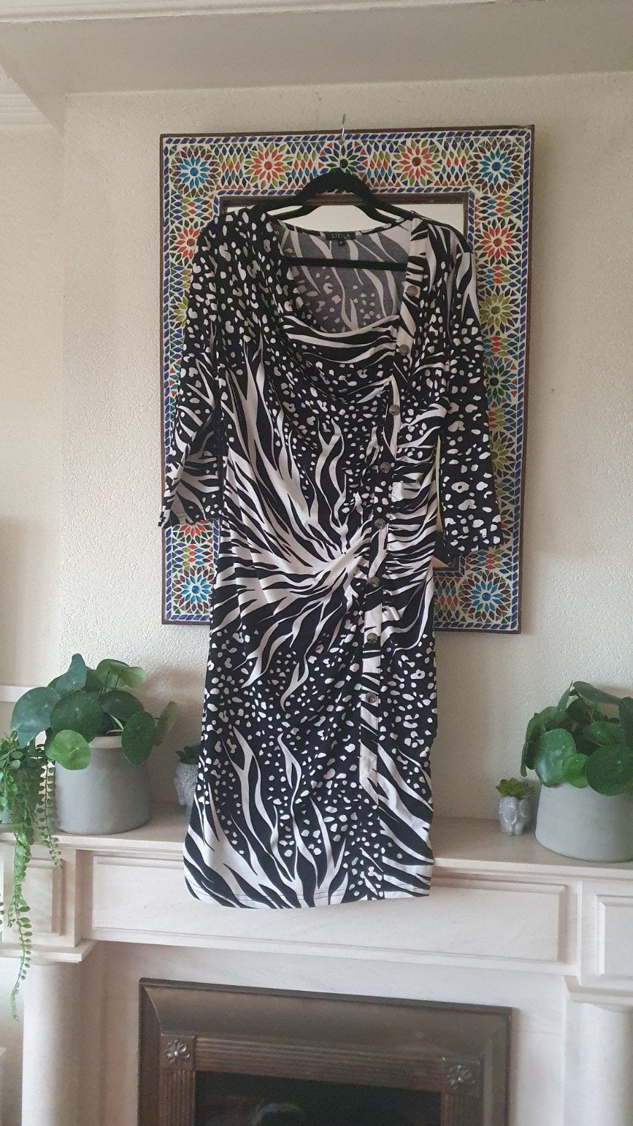Stella prachtige stretch jurk maat 16/46, Ophalen of Verzenden, Zo goed als nieuw, Maat 46/48 (XL) of groter, Knielengte