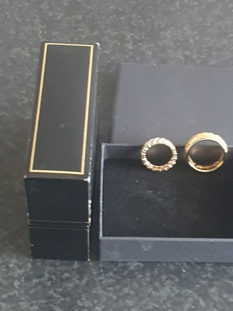 Jaren 90 slavenarmband en twee ringen als nieuw, Zo goed als nieuw, 17 tot 18, Dame of Heer, Met edelsteen
