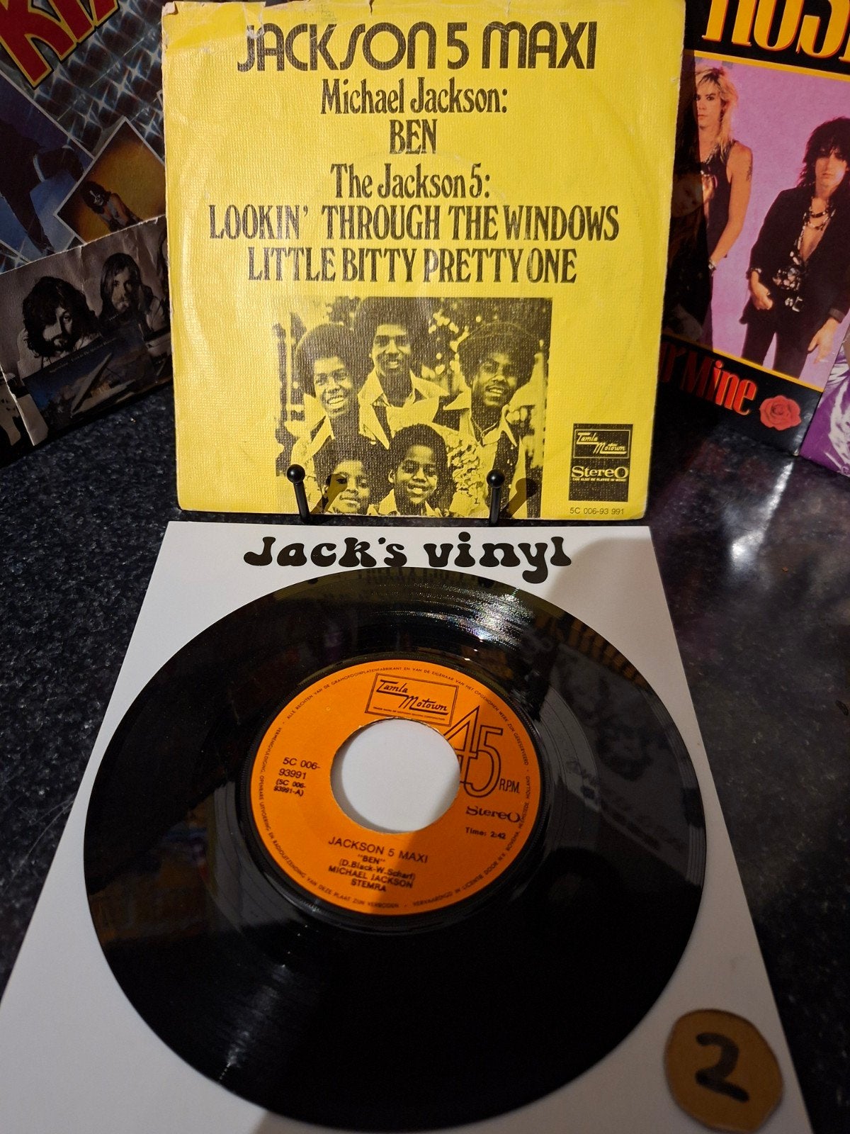 Jackson 5 Maxi - Ben    1972 / 2, Gebruikt, 7 inch, Ophalen of Verzenden, Fotohoes