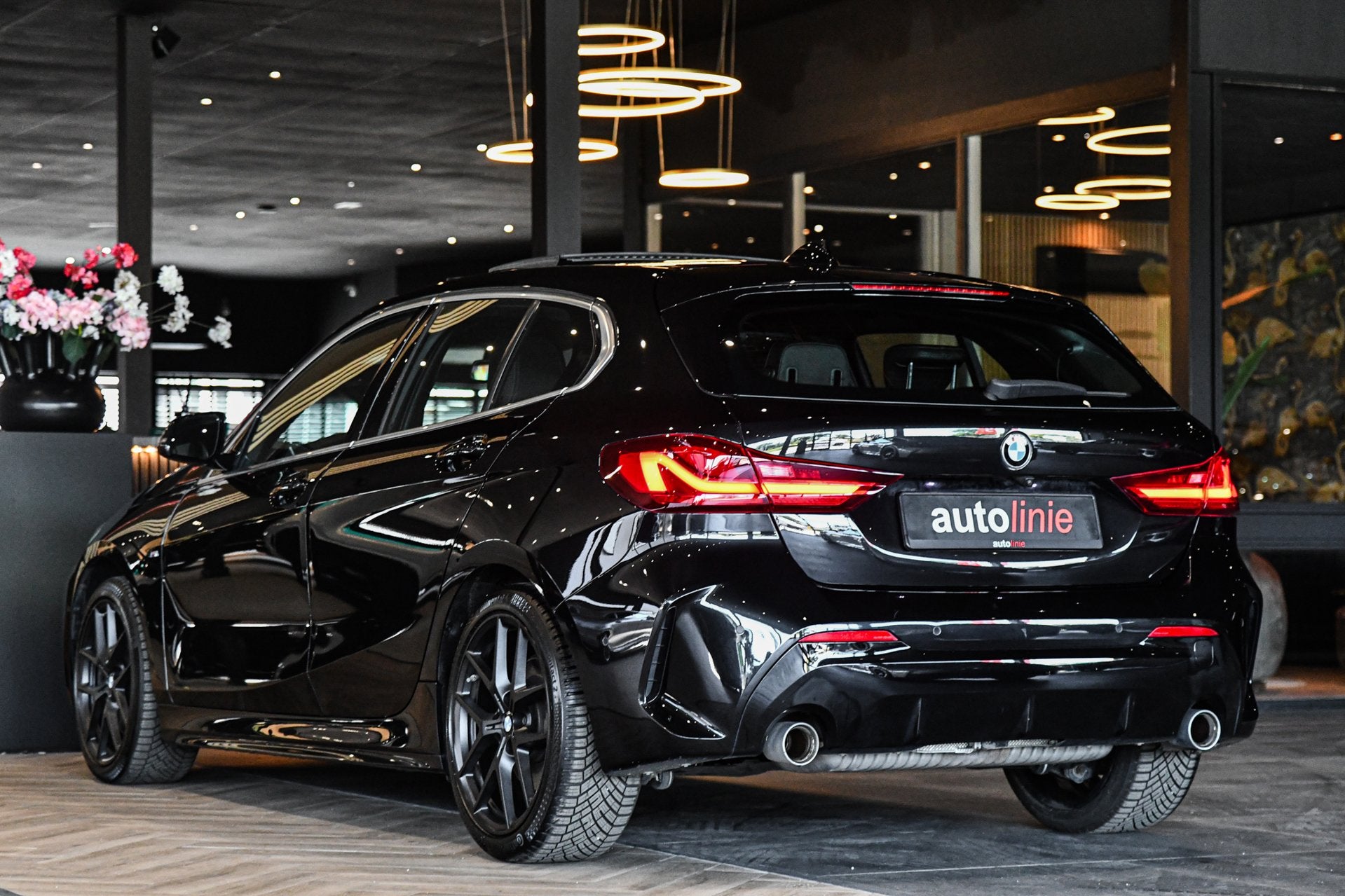 BMW 1-serie 120i M-Sport, Pano, Led, Sfeer, Virtual, Leder,, Auto's, BMW, 1998 cc, 730 kg, Gebruikt, 4 cilinders