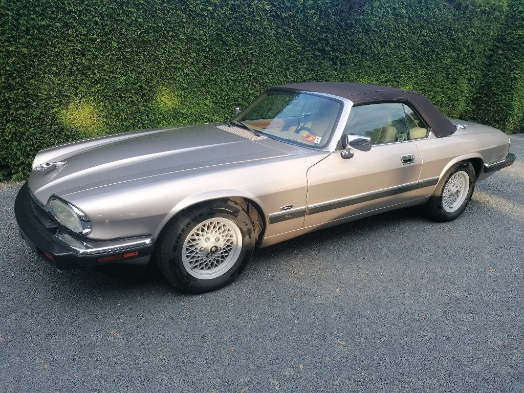 Jaguar XJS 4.0 Cabrio 1993 Beige, Auto's, Jaguar, Automaat, Achterwielaandrijving, Beige, Cabriolet
