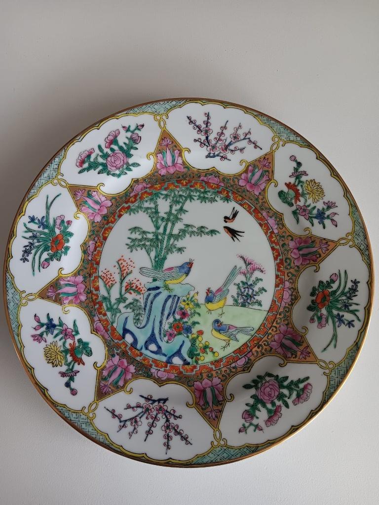 Mooie, decoratieve Chinese porseleinen borden, Ophalen of Verzenden