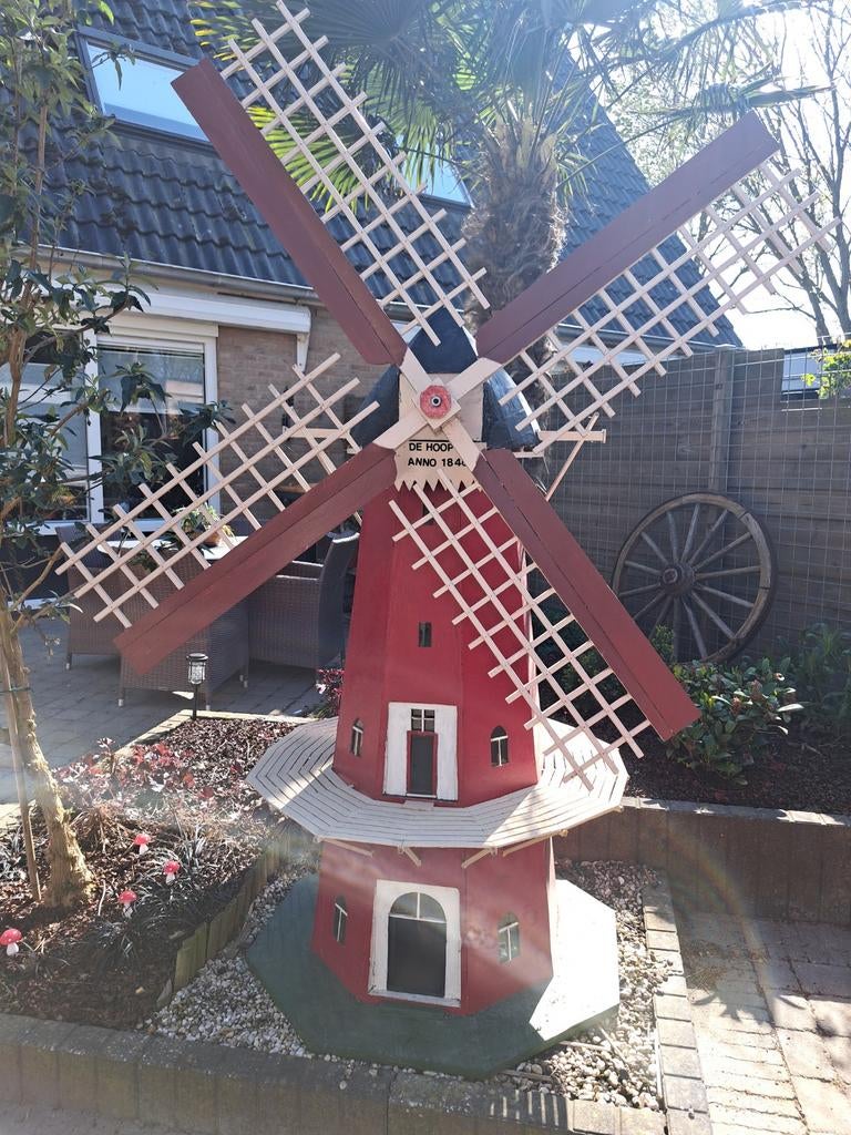 tuinmolen, Ophalen, Gebruikt