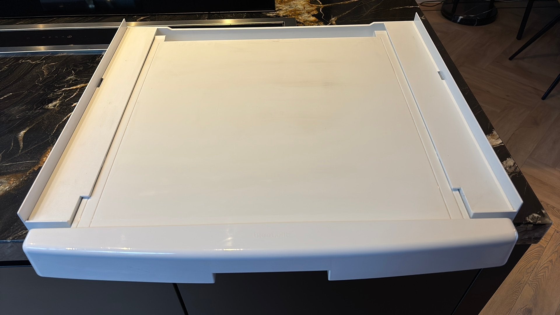 Tussenstuk voor wasmachine en droger: merk Bleubuilt, Witgoed en Apparatuur, Ophalen, Zo goed als nieuw