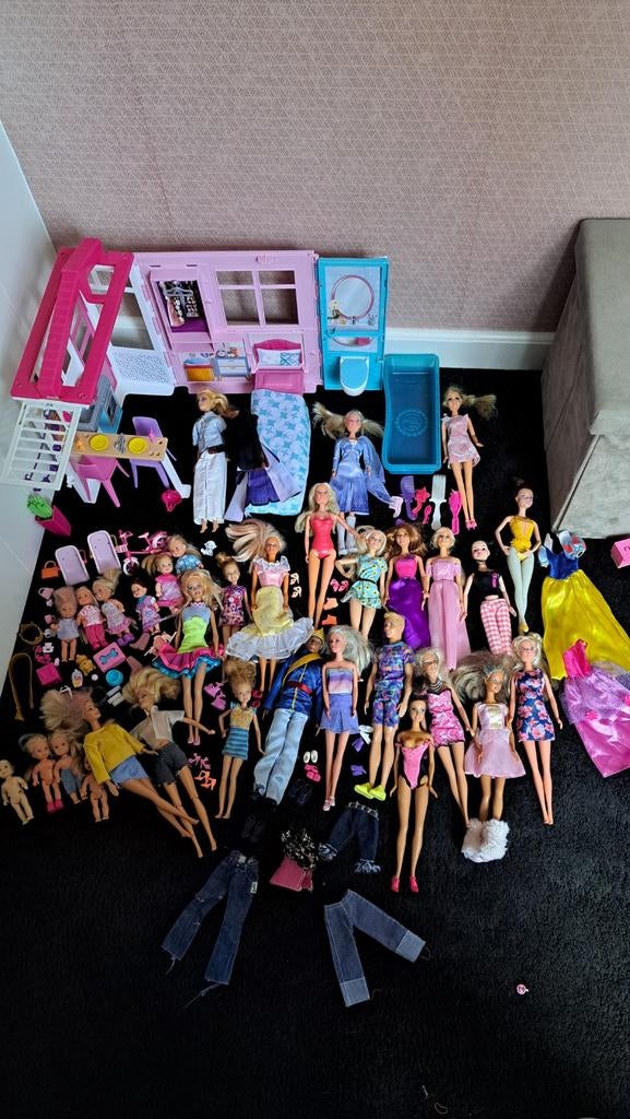 Grote party barbie spullen, Ophalen, Gebruikt, Meisje