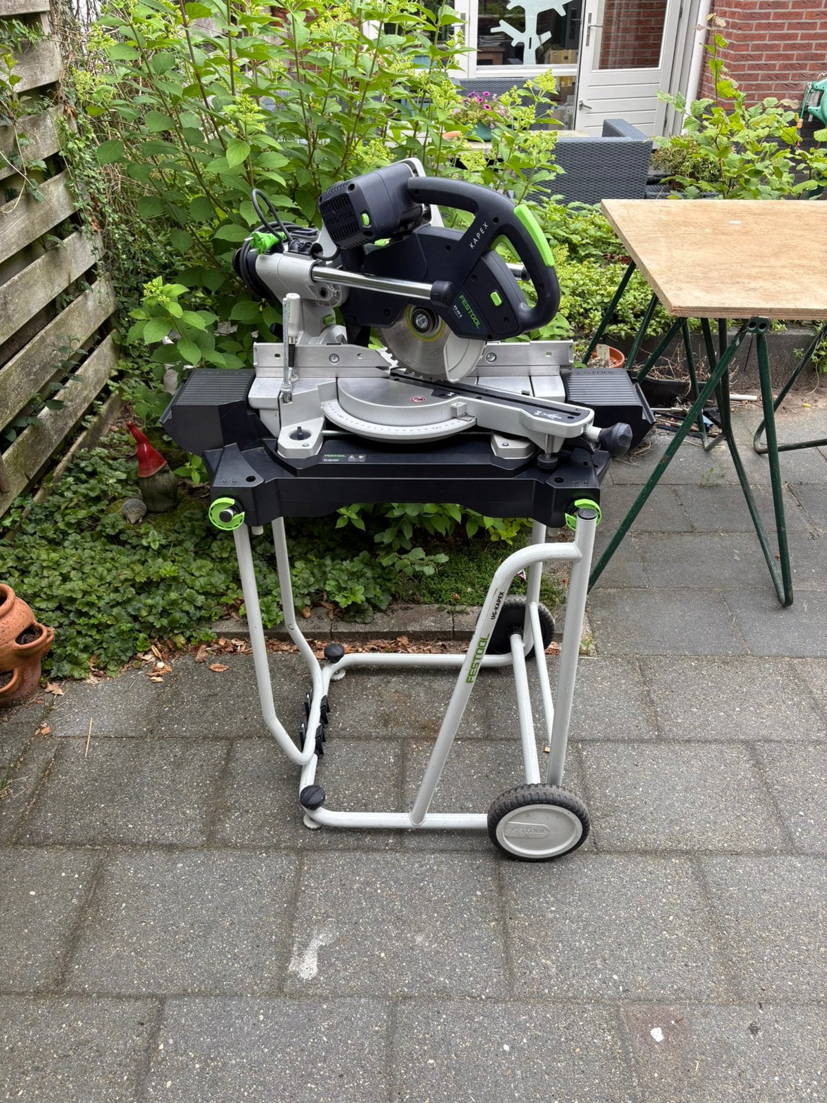 Festool ks 60 e ug set KAPEX afkortzaag incl. Onderstel., Doe-het-zelf en Verbouw, Gereedschap | Zaagmachines, Ophalen, 70 mm of meer