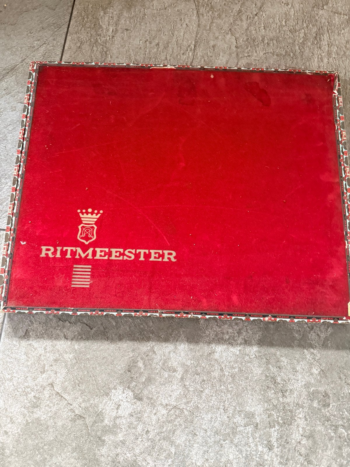 Vintage Ritmeester Sigarenkist - Leeg, Ophalen, Gebruikt