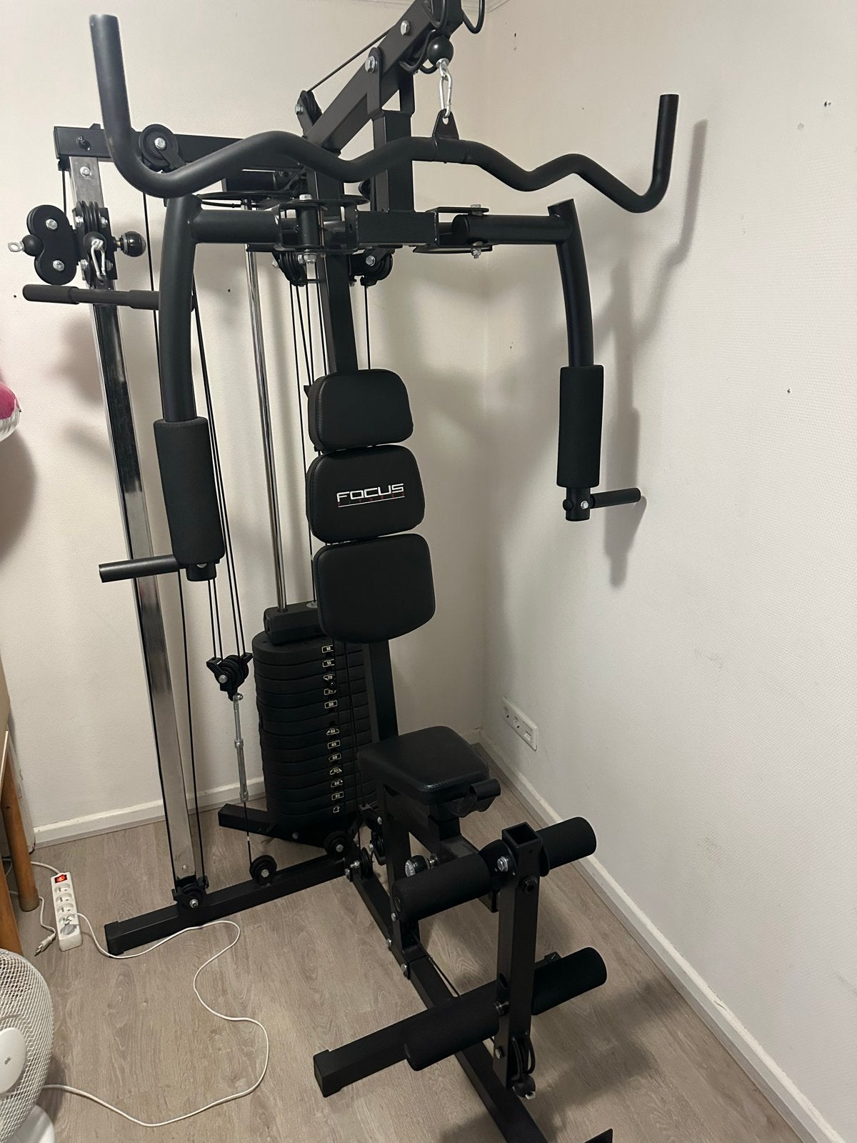 Focus Krachtstation - Home Gym - Powerstation -thuis fitness, Ophalen, Krachtstation, Armen, Zo goed als nieuw