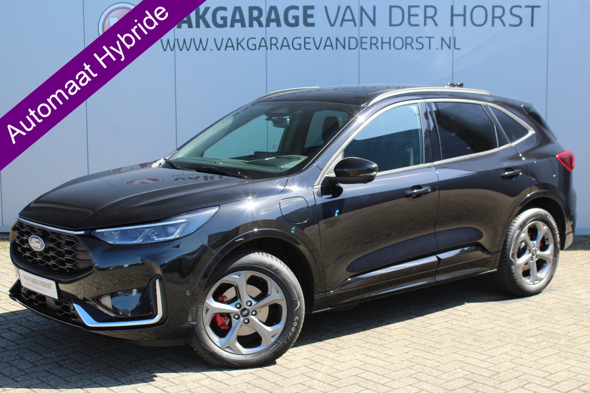Ford Kuga 2.5-243pk PHEV ST-Line X. Trekgewicht 2.100kg ! Ni, Auto's, 12 maanden, Gebruikt, Zwart, Bedrijf
