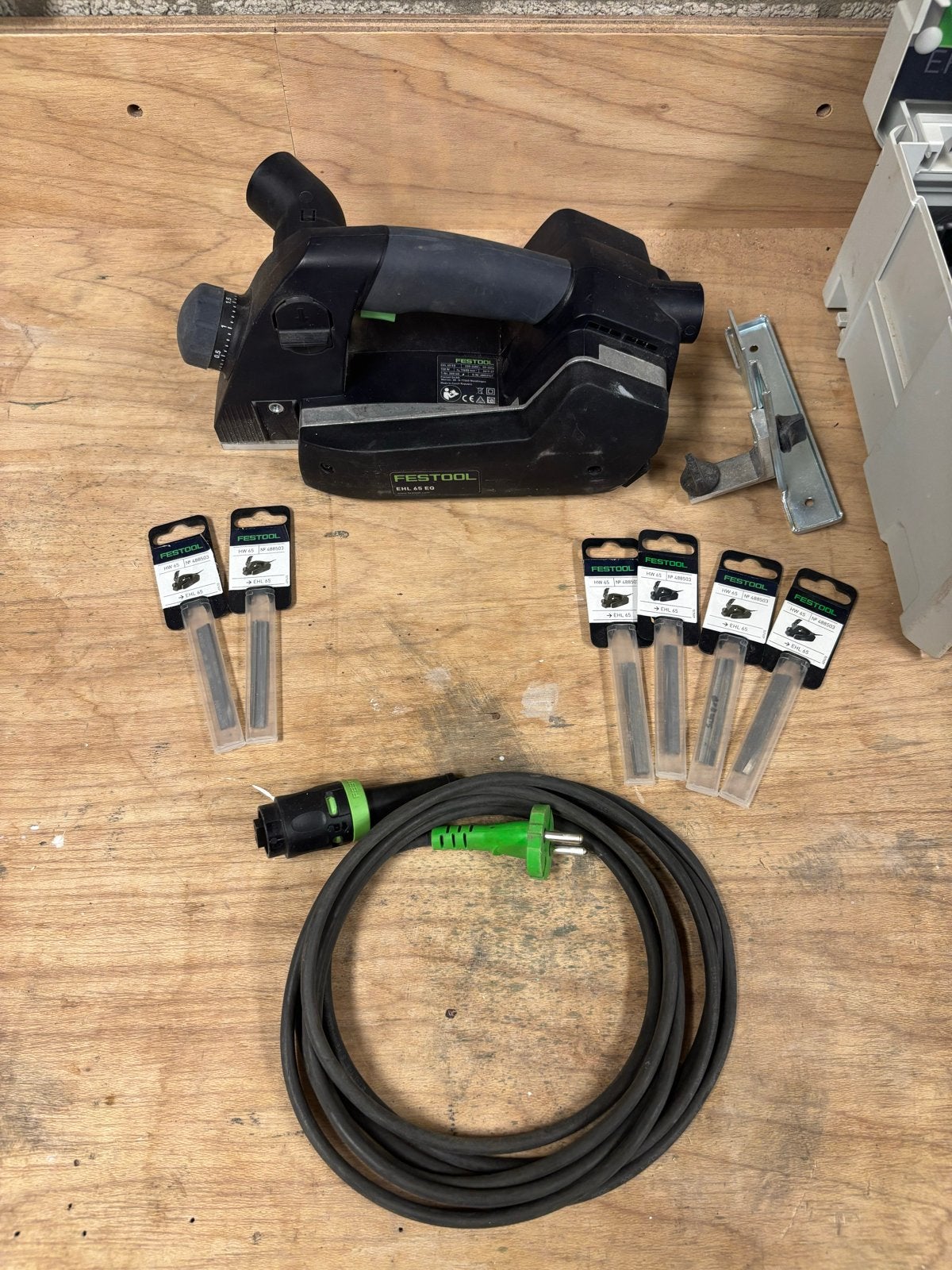 Festool EHL 65 EQ-Plus Schaafmachine in Systainer, Ophalen of Verzenden, Gebruikt