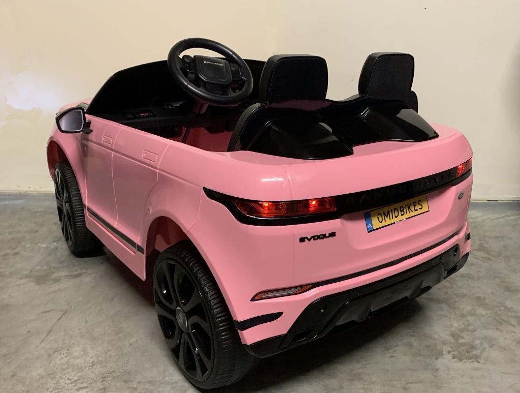 Range Rover Evoque 12v zwart bluetooth /Rc / Leder zitje/ EV, Ophalen of Verzenden, Nieuw