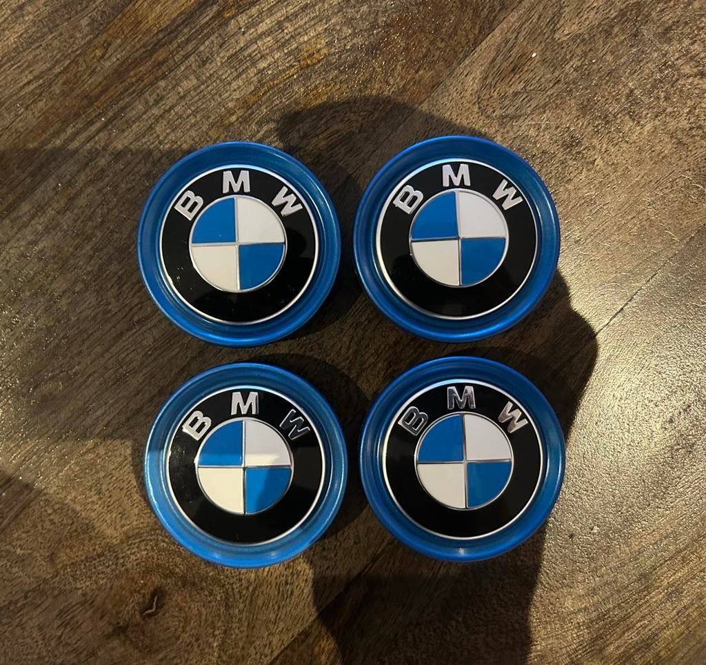 BMW i Naafdoppen naafkappen logos 56mm origineel, Auto diversen, Wieldoppen, Ophalen of Verzenden, Zo goed als nieuw, **, BMW