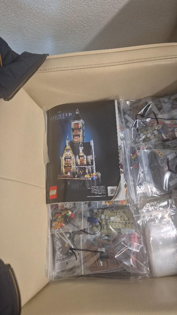 Lego spookhuis, Lego, Ophalen of Verzenden, Zo goed als nieuw, Compleet