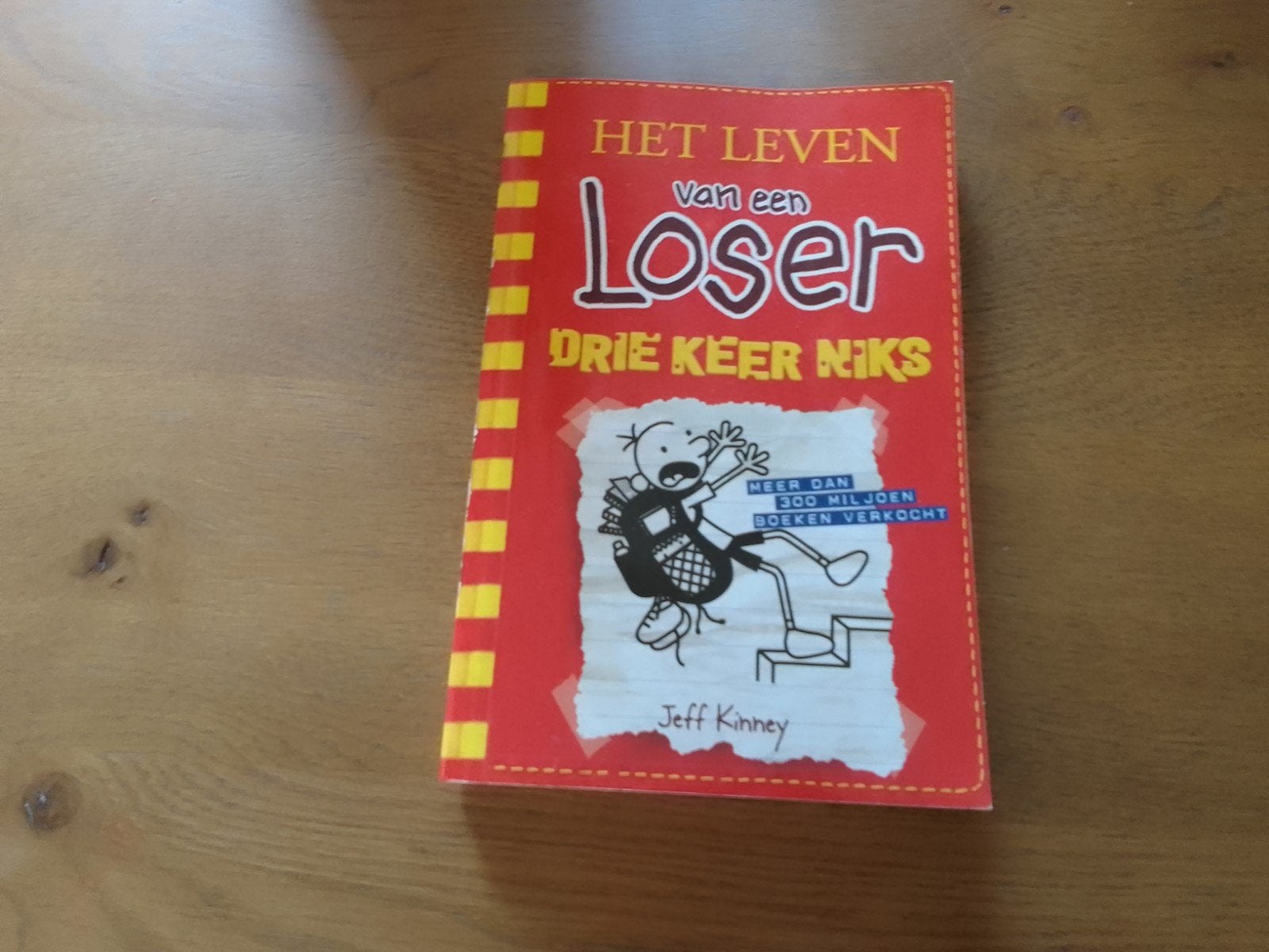 Het Leven van een Loser: Drie Keer Niks - Jeff Kinney, Boeken, Ophalen of Verzenden, Gelezen, Jeff Kinney, Fictie