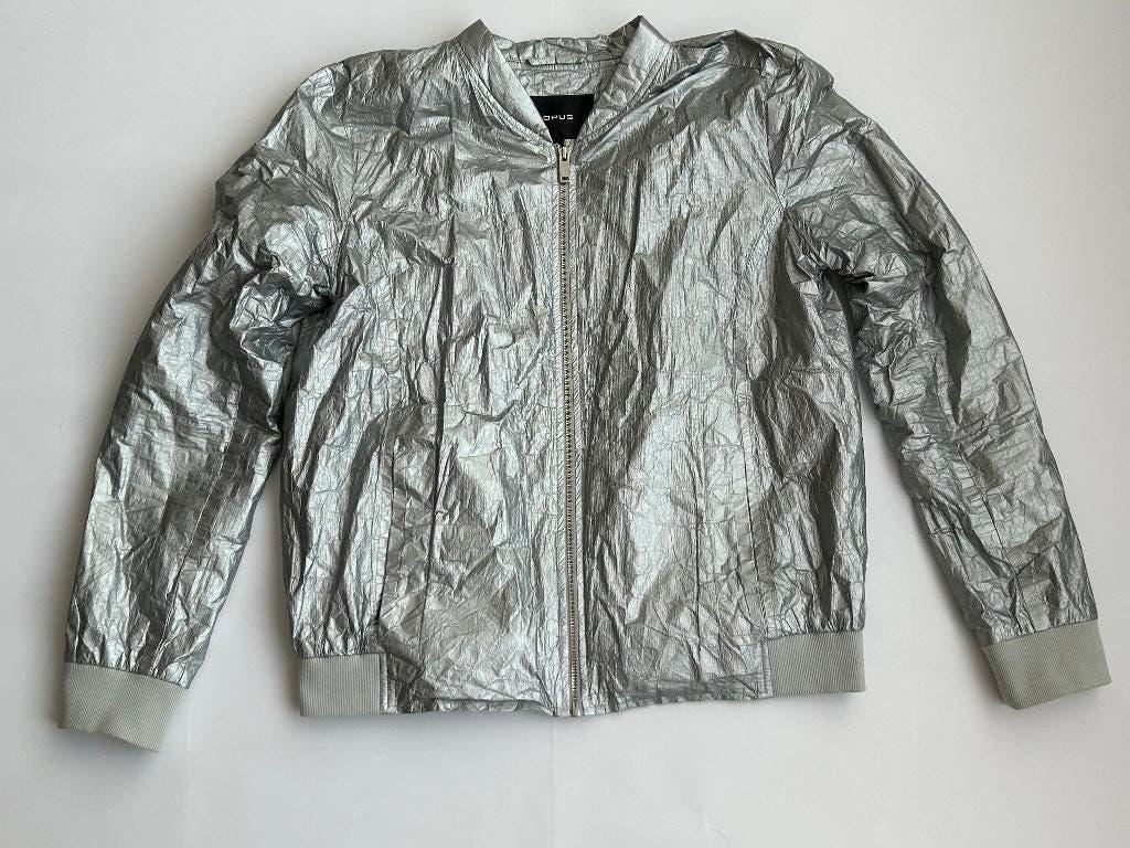OPUS zilver grijs jasje / bomberjack 38 in ~~nieuw~~ staat, Kleding | Dames, Jasjes, Kostuums en Pakken, Maat 38/40 (M), Verzenden