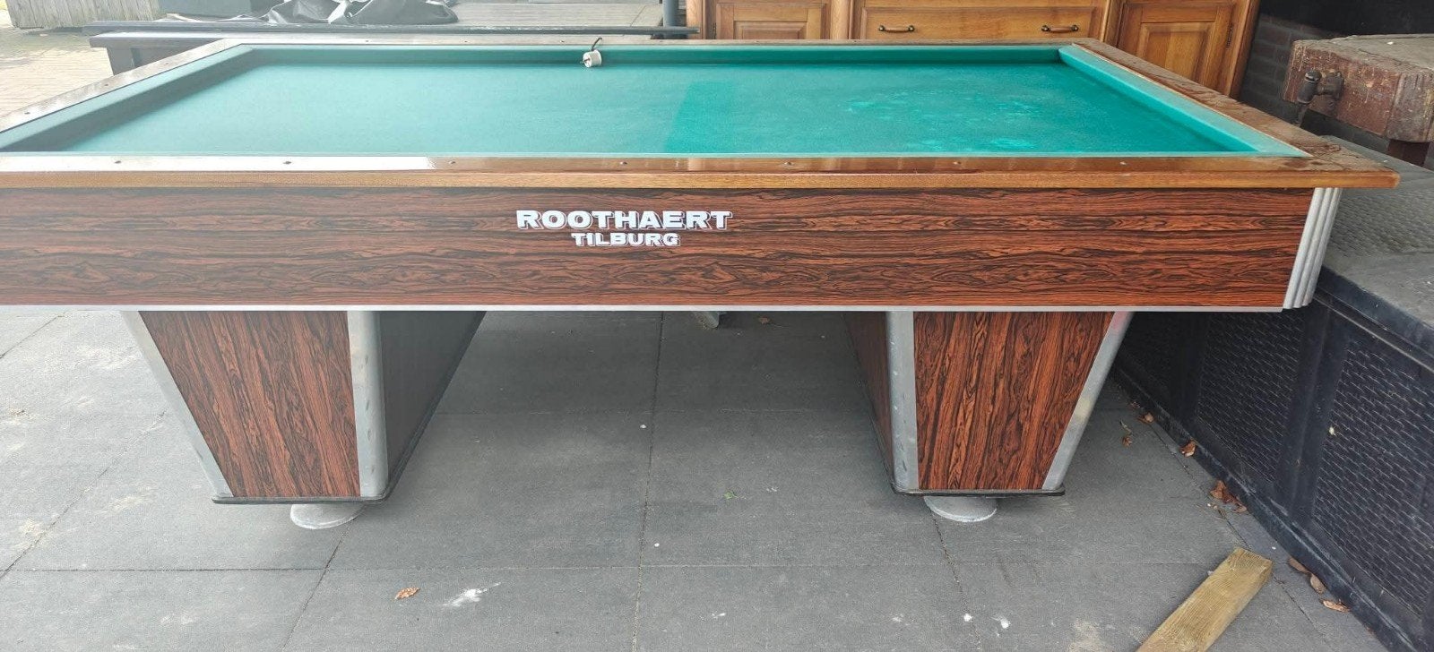 Biljart, Ophalen, Biljarttafel