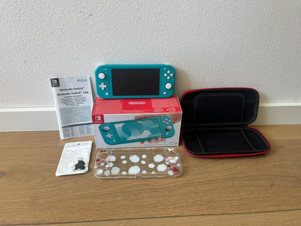 Nintendo switch lite, Ophalen, Turquoise, Gebruikt