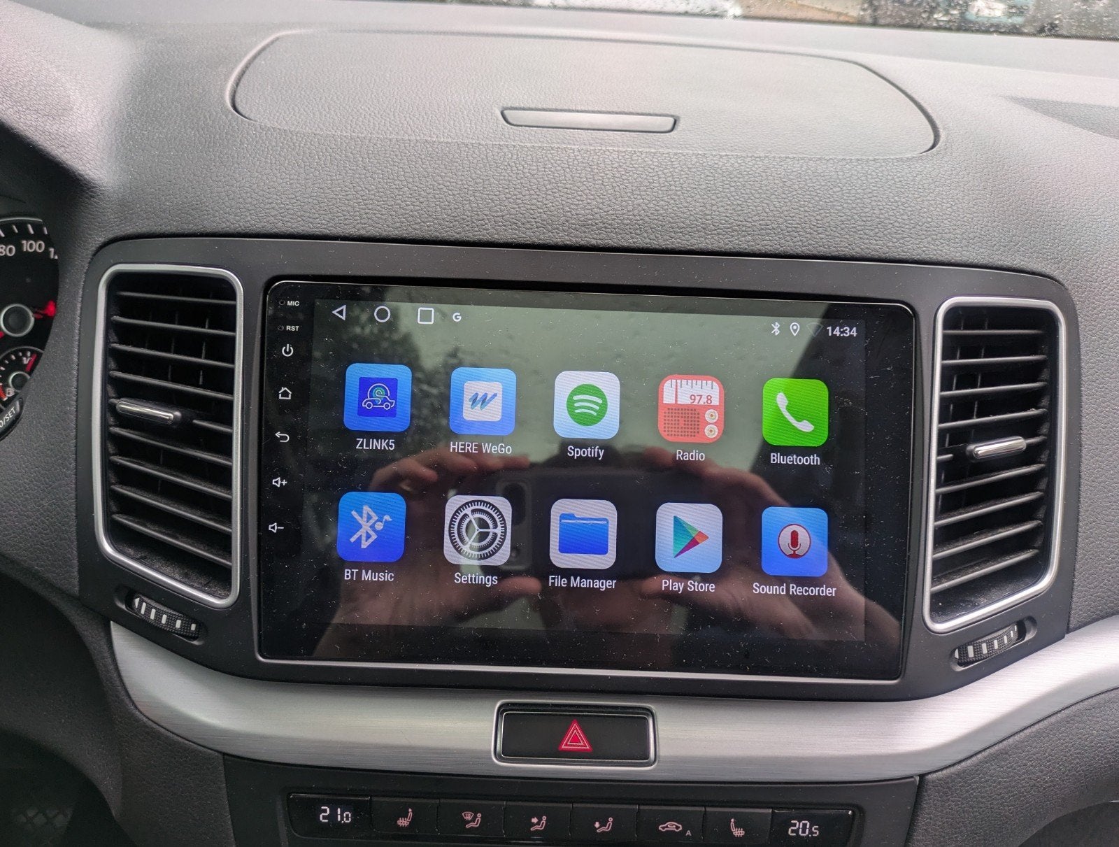 Davilon DVL-4558 Multimedia Radio voor VW Sharan Sharan, Ophalen of Verzenden, Zo goed als nieuw