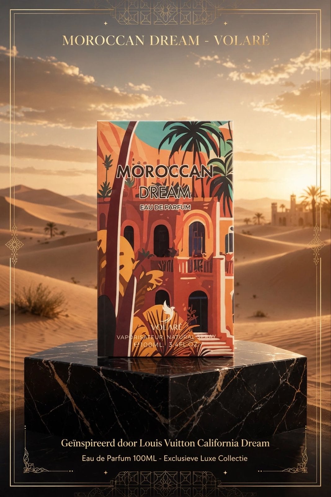 Moroccan Dream Volaré Eau de Parfum 100ML, Ophalen of Verzenden, Nieuw