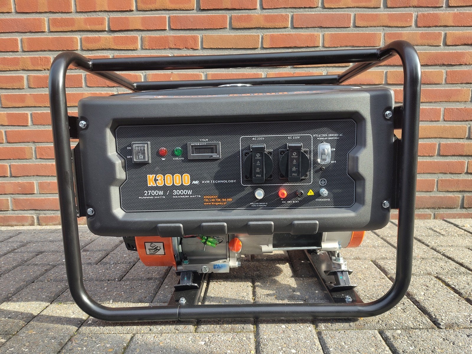 Kingway K3000 Benzine Generator, Doe-het-zelf en Verbouw, Ophalen, Nieuw, Minder dan 5 kVA, Benzine