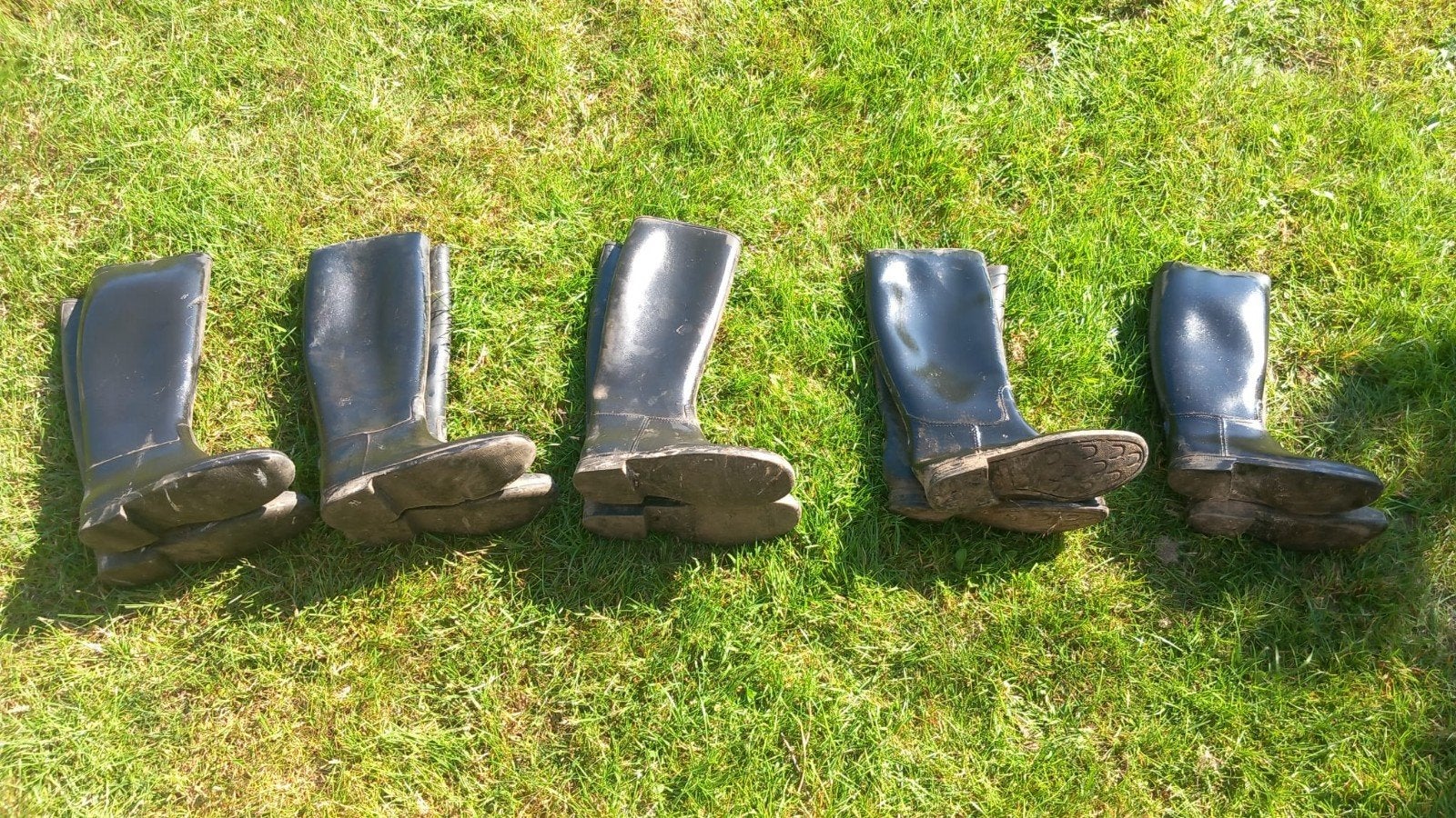 5 paar rubber laarzen GRATIS, Dieren en Toebehoren, Ophalen of Verzenden, Gebruikt, Schoeisel