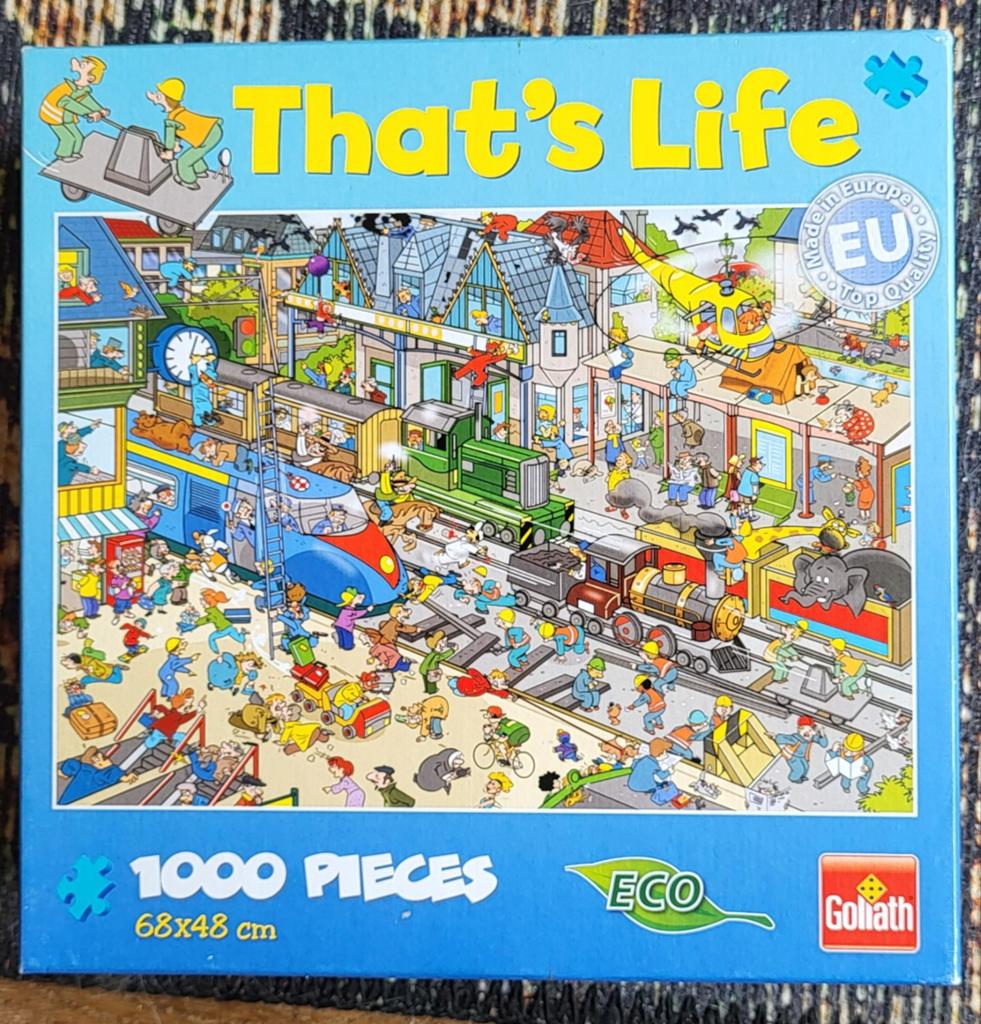 Puzzel 1000 stukjes, Ophalen, 500 t/m 1500 stukjes, Zo goed als nieuw