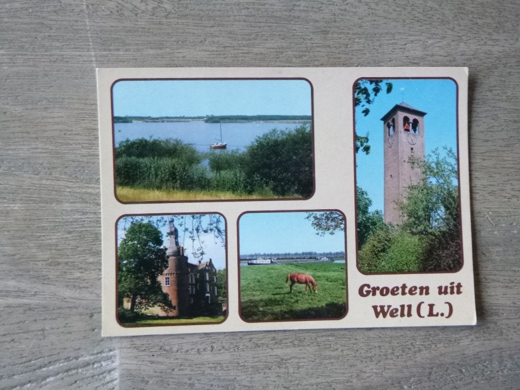 Well, panorama, Verzenden, 1980 tot heden, Gelopen, Noord-Brabant