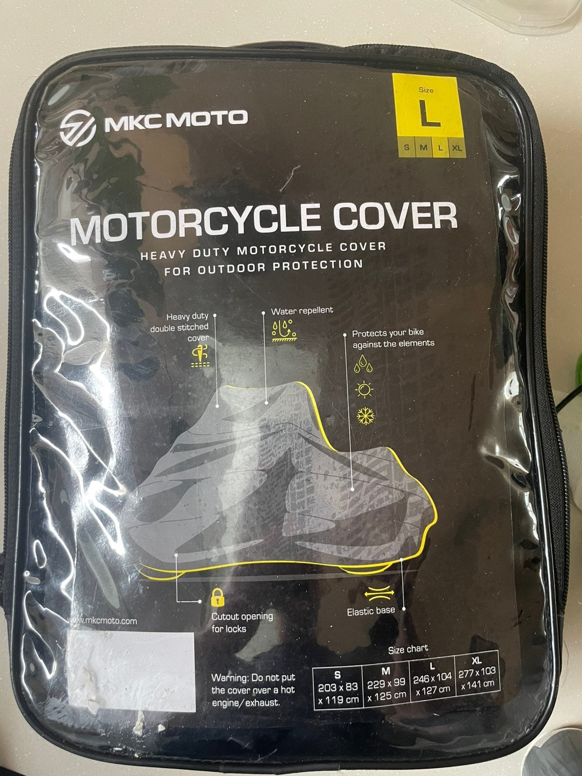 Motorhoes maat L - nieuw, Ophalen of Verzenden, Nieuw, Op maat