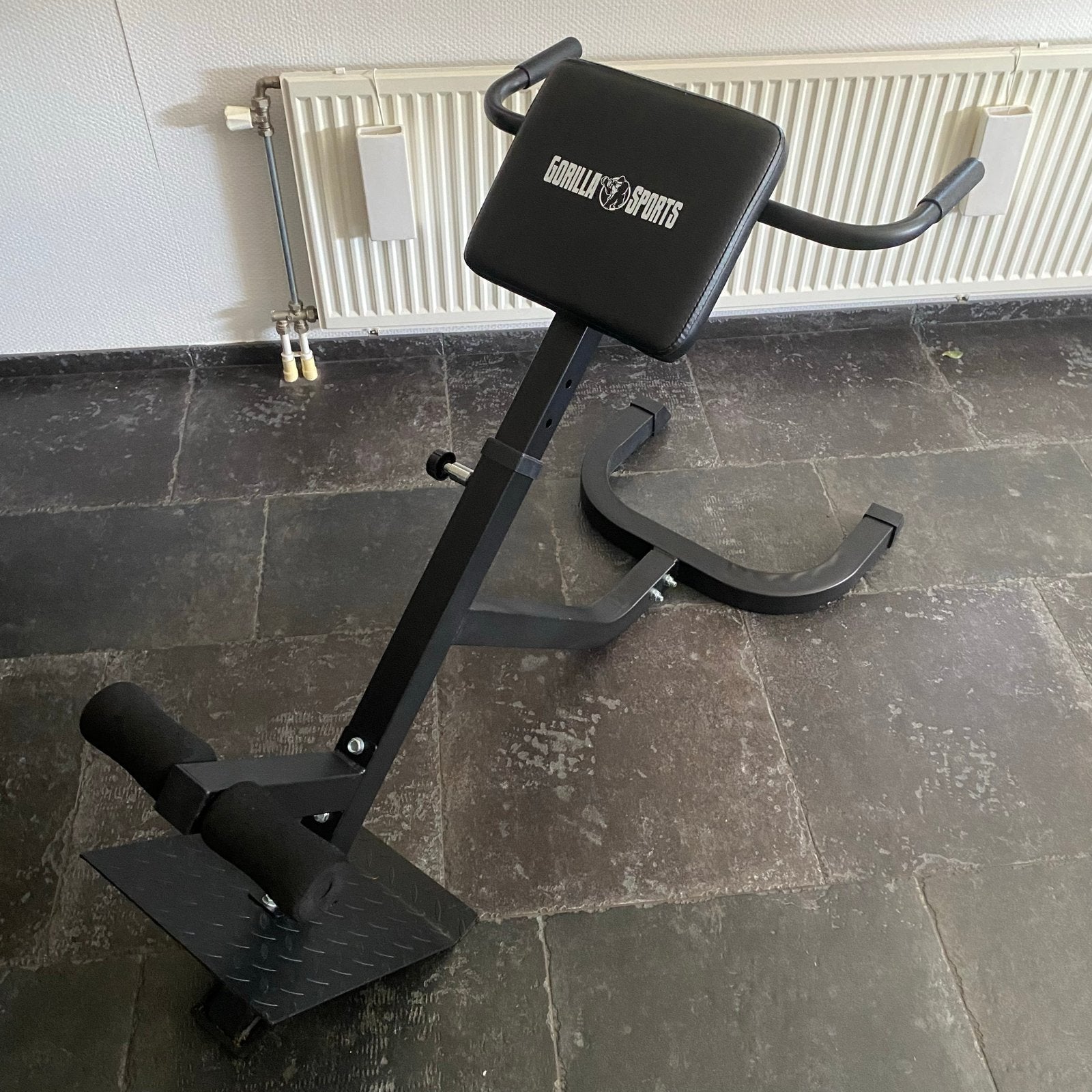 Gorilla Sports Hyperextensie Bank - Rugtrainer, Ophalen, Rug, Krachtstation, Zo goed als nieuw