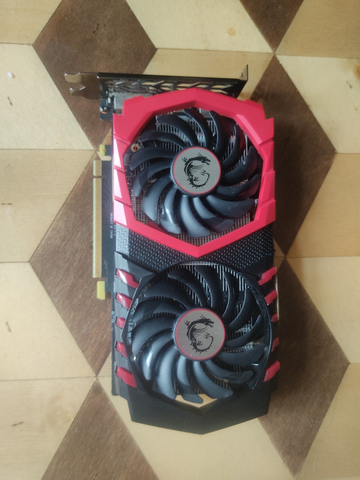 MSI GTX 1050 Ti Gaming X 4G – gereinigd & nieuwe koelpasta, Computers en Software, Videokaarten, PCI-Express 3, Ophalen of Verzenden