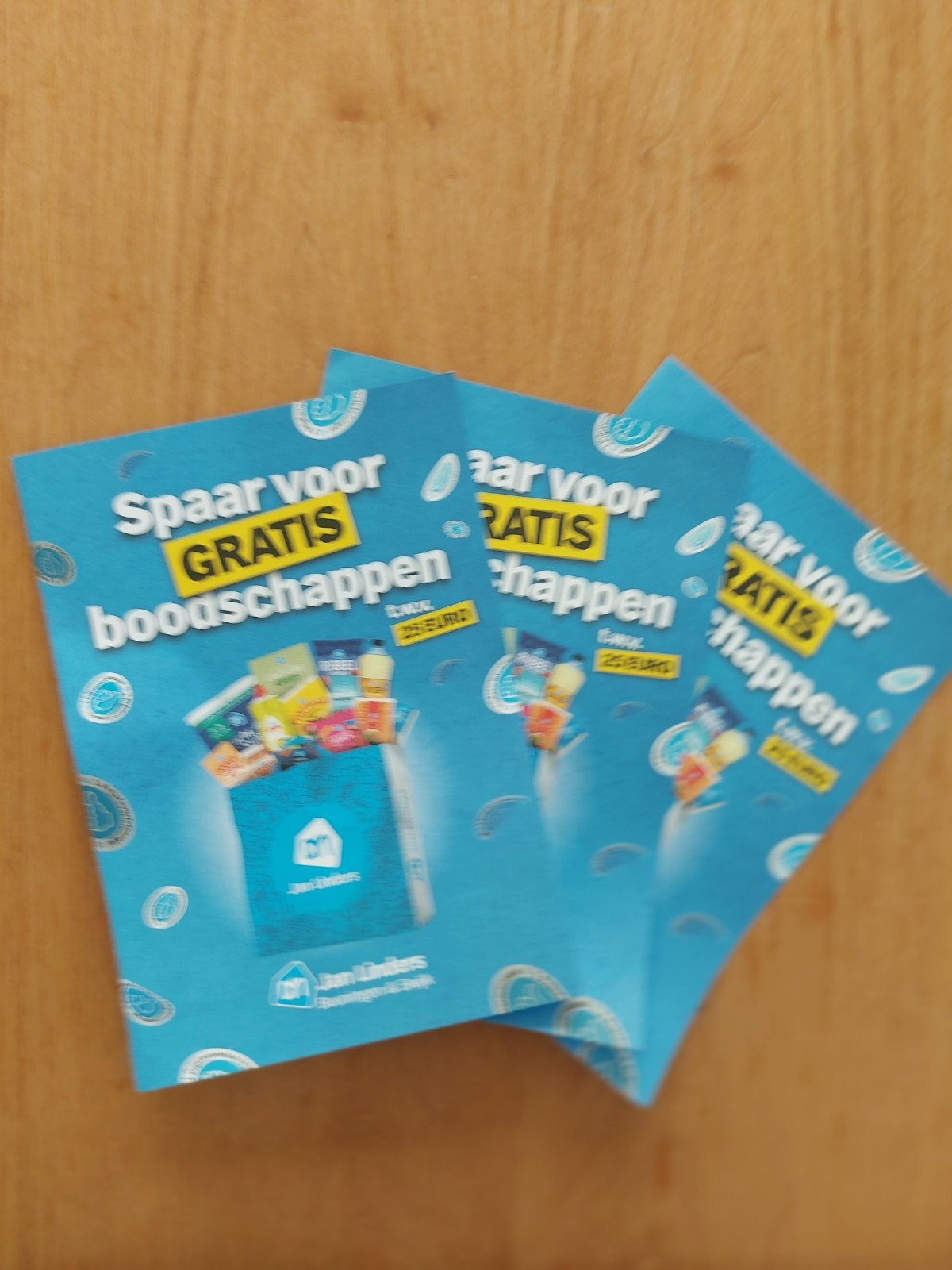 2 x volle spaarkaarten., Ophalen