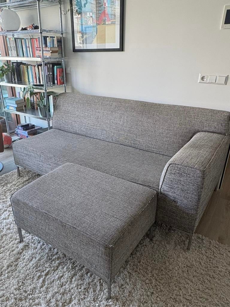 Design on stock bloq bank met hocker, Ophalen, 150 tot 200 cm, 75 tot 100 cm, Zo goed als nieuw
