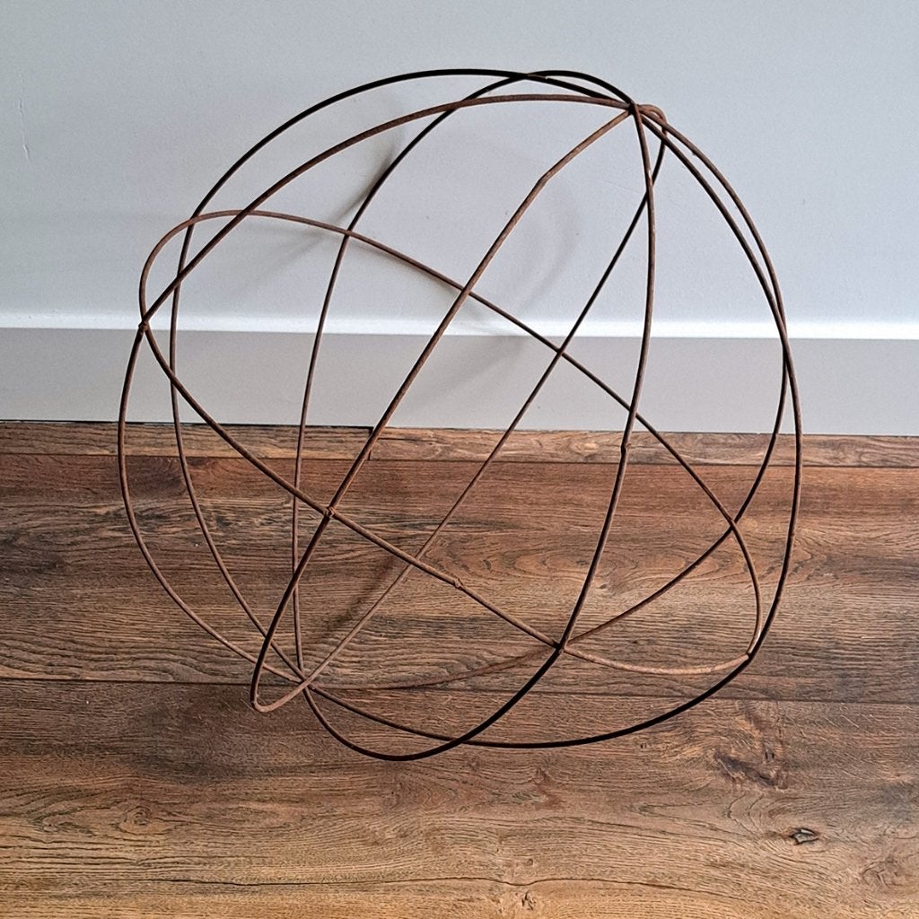 Decoratieve metalen draadbollen, 2 maten, Tuin en Terras, Ophalen, Gebruikt