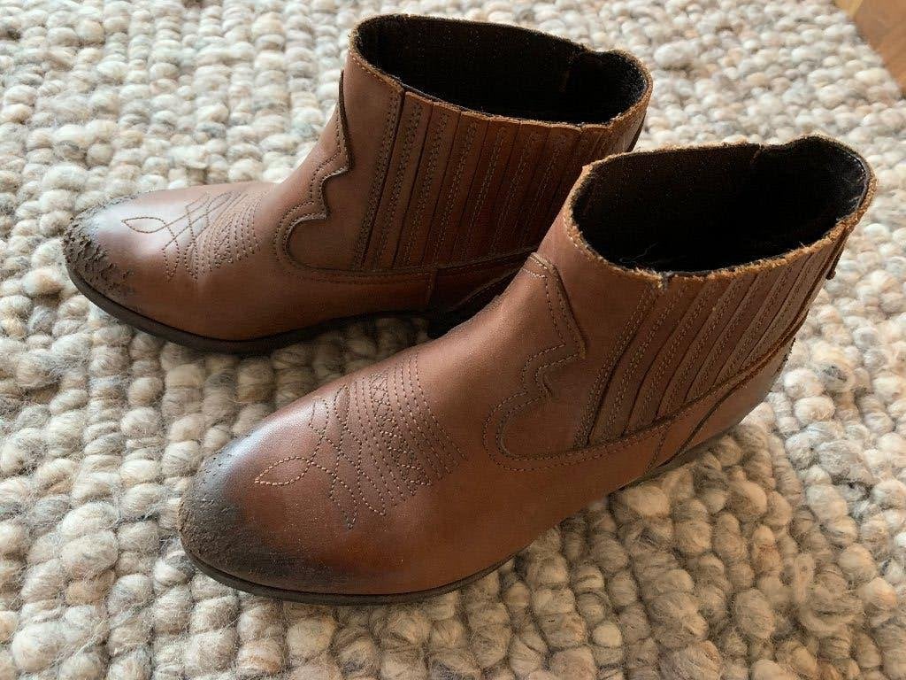 Super GOOSECRAFT western booties in maat 36, Goosecraft, Bruin, Lage of Enkellaarzen, Ophalen of Verzenden