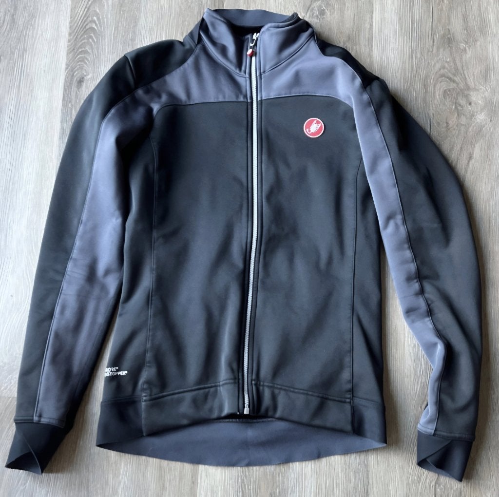 Castelli Windstopper Jas met fijne Fleece binnen - Maat S, S, Castelli, Zo goed als nieuw, Bovenkleding