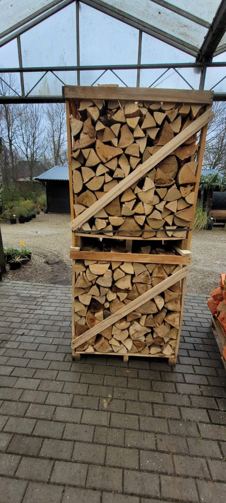 Beuken haardhout 1 kuub €240, Minder dan 3 m³, Ophalen of Verzenden, Beukenhout, Blokken