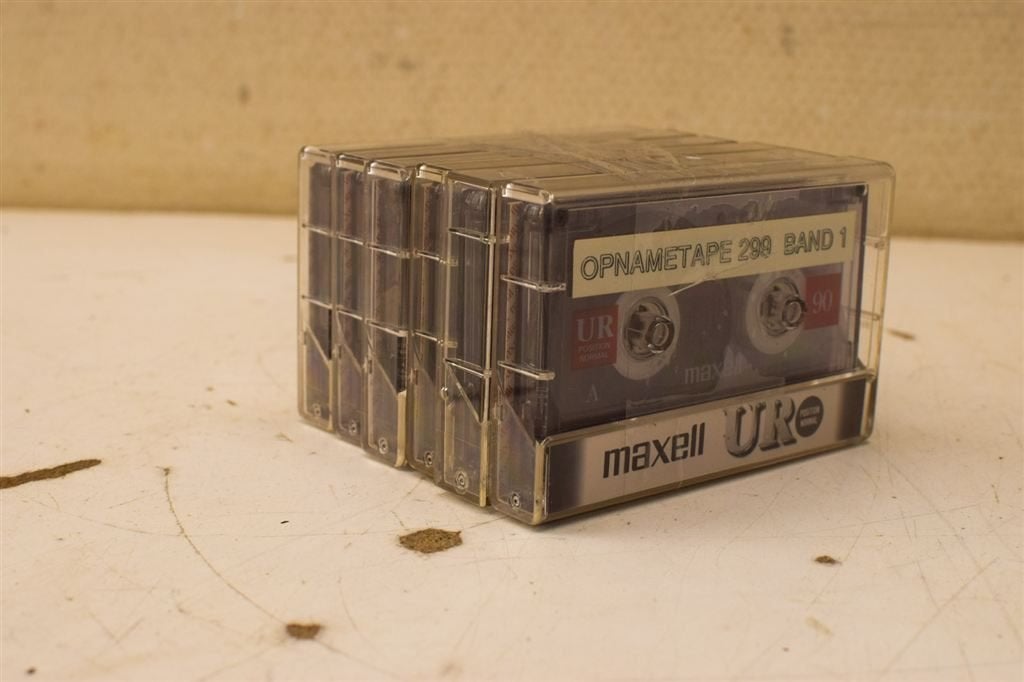 6 stuks Maxell cassettebandjes 46819, Ophalen of Verzenden, Gebruikt, Overige genres, 1 bandje