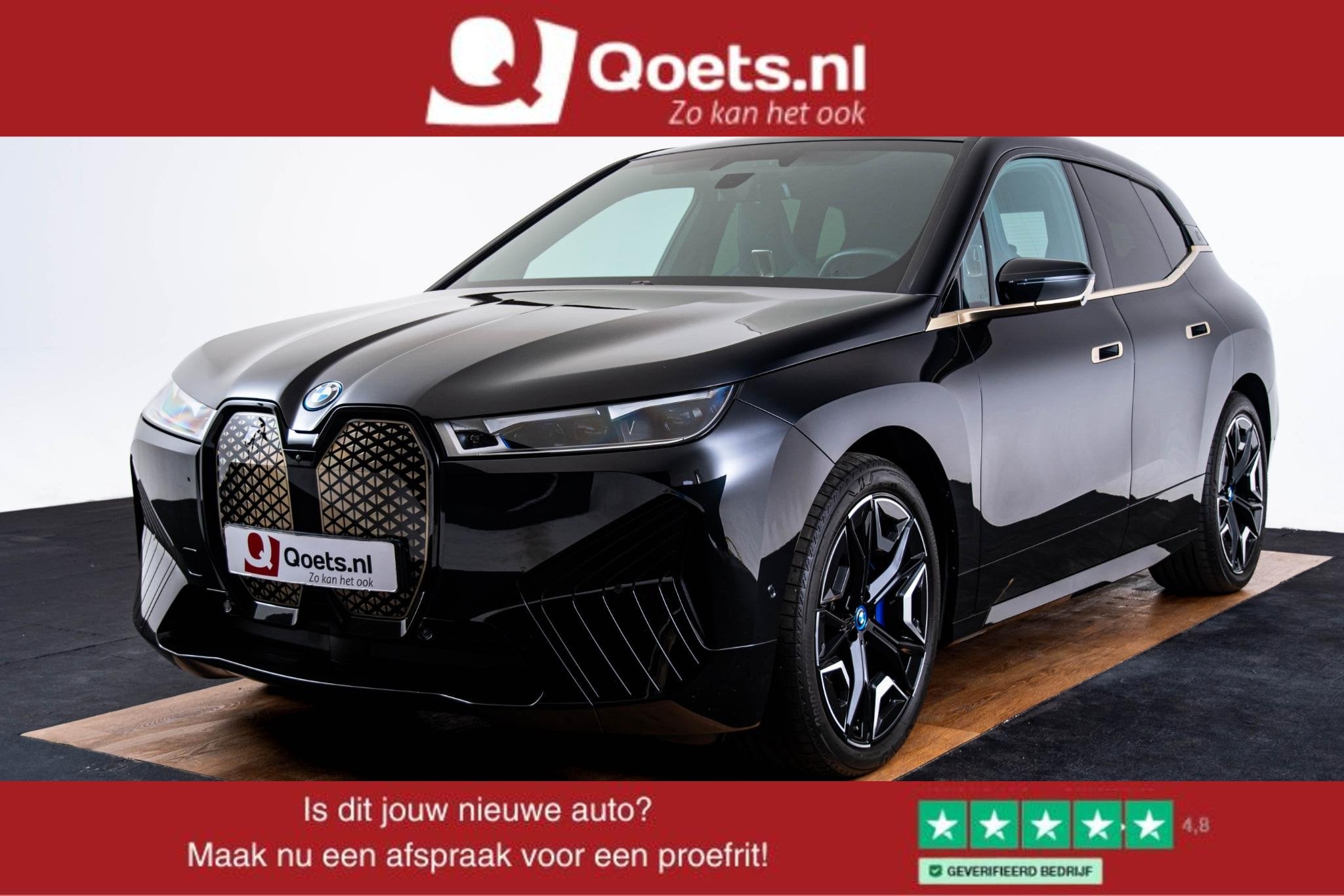 BMW iX xDrive50 High Executive 112 kWh Sportpakket - Panoram, Auto's, Automaat, 660 min, Gebruikt, Met garantie (alle)