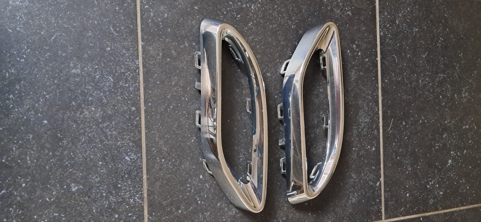 Set Chrome Sieruitlaatstukken Mercedes:, Ophalen of Verzenden