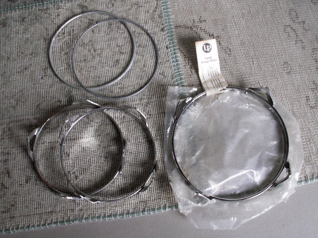3 x Bongo rims  1x LP Latin Percussion spanrand, Ophalen of Verzenden, Nieuw, Overige soorten