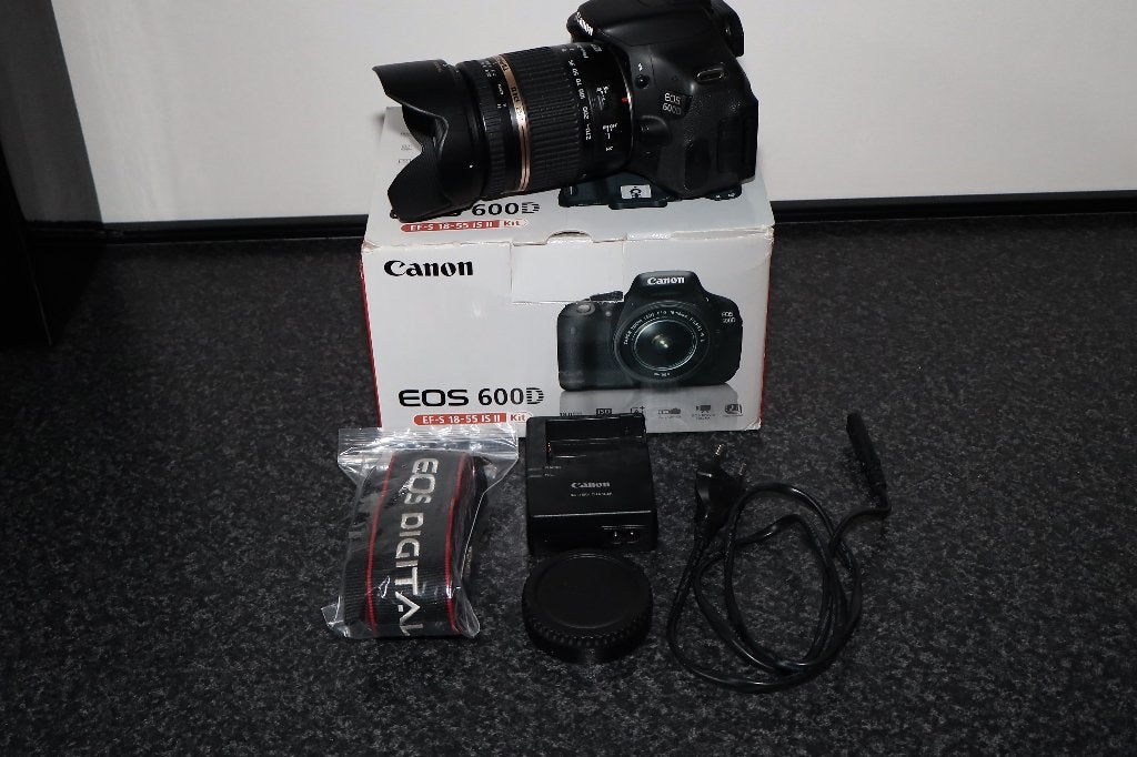 Canon 600D + Tamron 18-270 mm, Geheugenkaart, Spiegelreflex, 18 megapixels, Ophalen of Verzenden