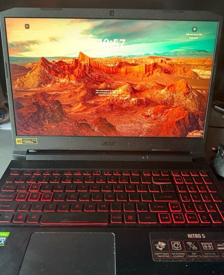 Acer Nitro 5 AN15-57-55J1 Gaming Laptop, Met videokaart, 2 tot 3 Ghz, Verzenden, Zo goed als nieuw