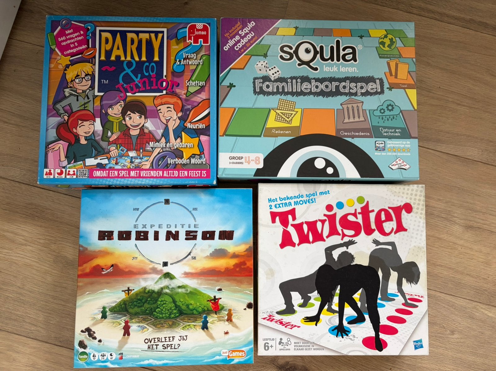 4 leuke spellen., Ophalen of Verzenden, Zo goed als nieuw