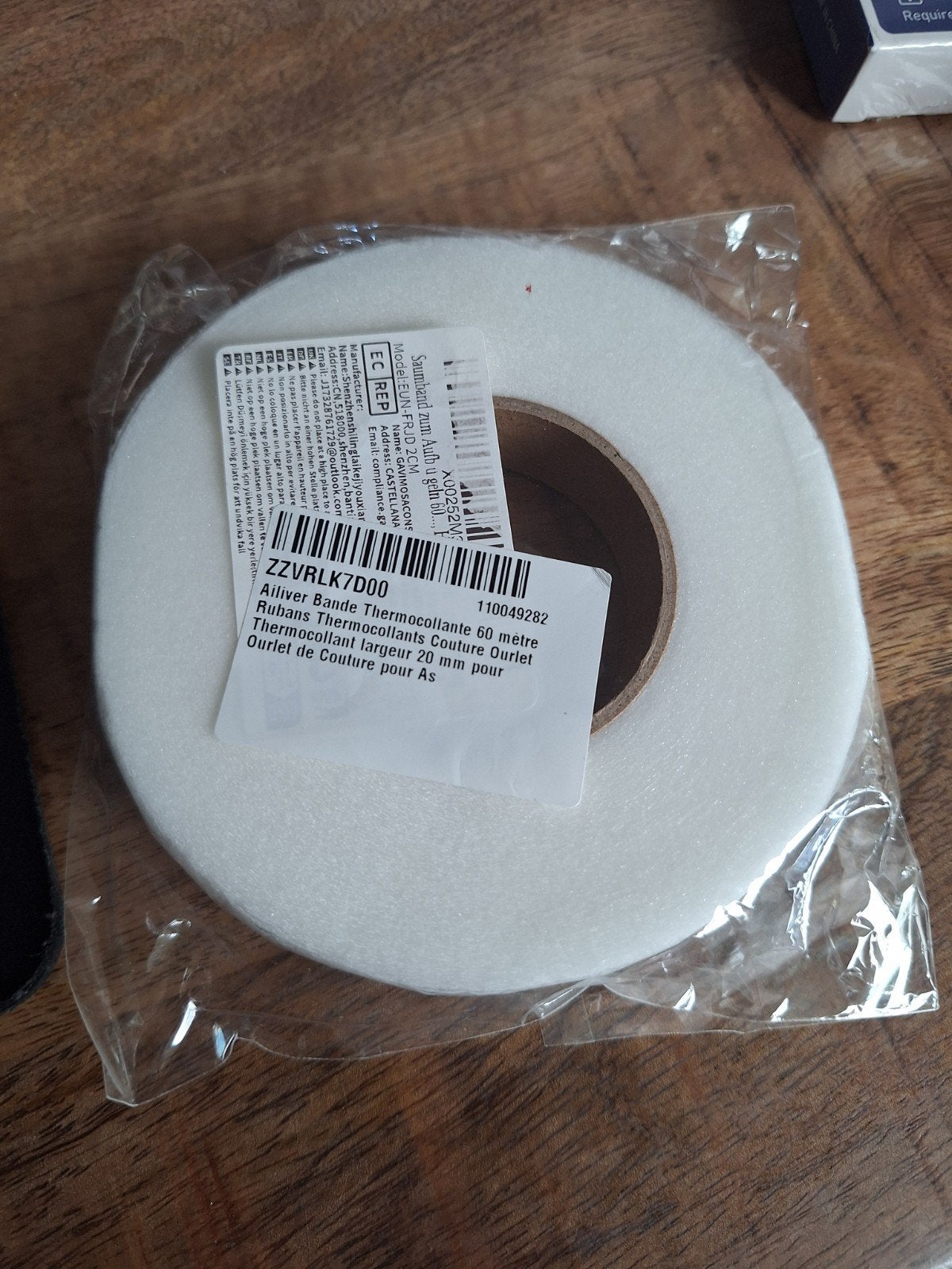 Strijkband 60 meter  20mm breed, nw, Ophalen of Verzenden, Nieuw