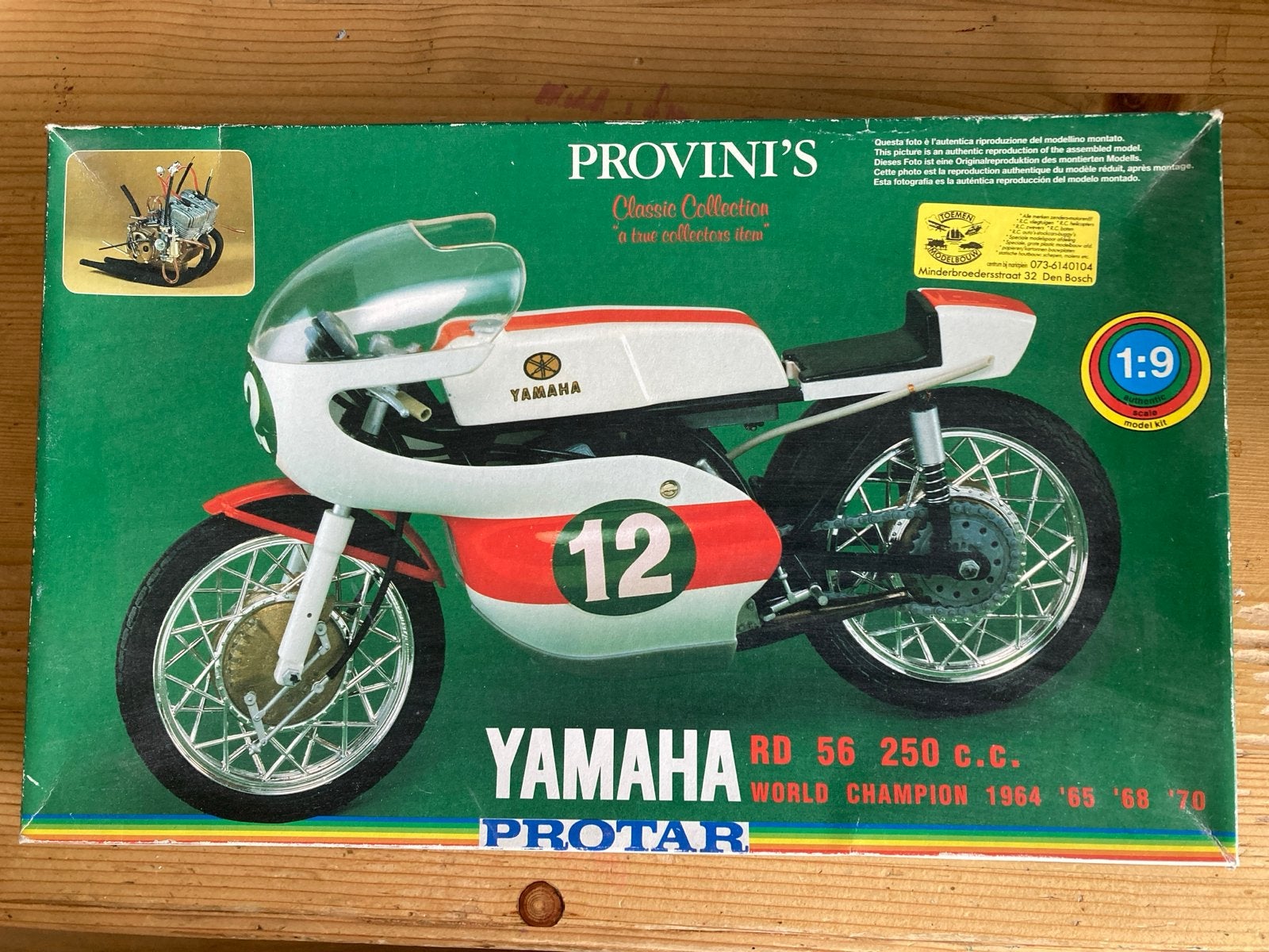 Yamaha RD 56 250 c.c. PROTAR modelbouwkit, Hobby en Vrije tijd, Modelbouw | Auto's en Voertuigen, Zo goed als nieuw, Overige typen