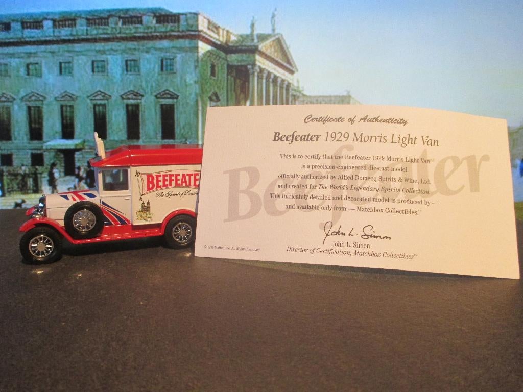 1929 Morris Light Van Beefeater - Matchbox YYM 37793, Ophalen of Verzenden, Nieuw, Auto