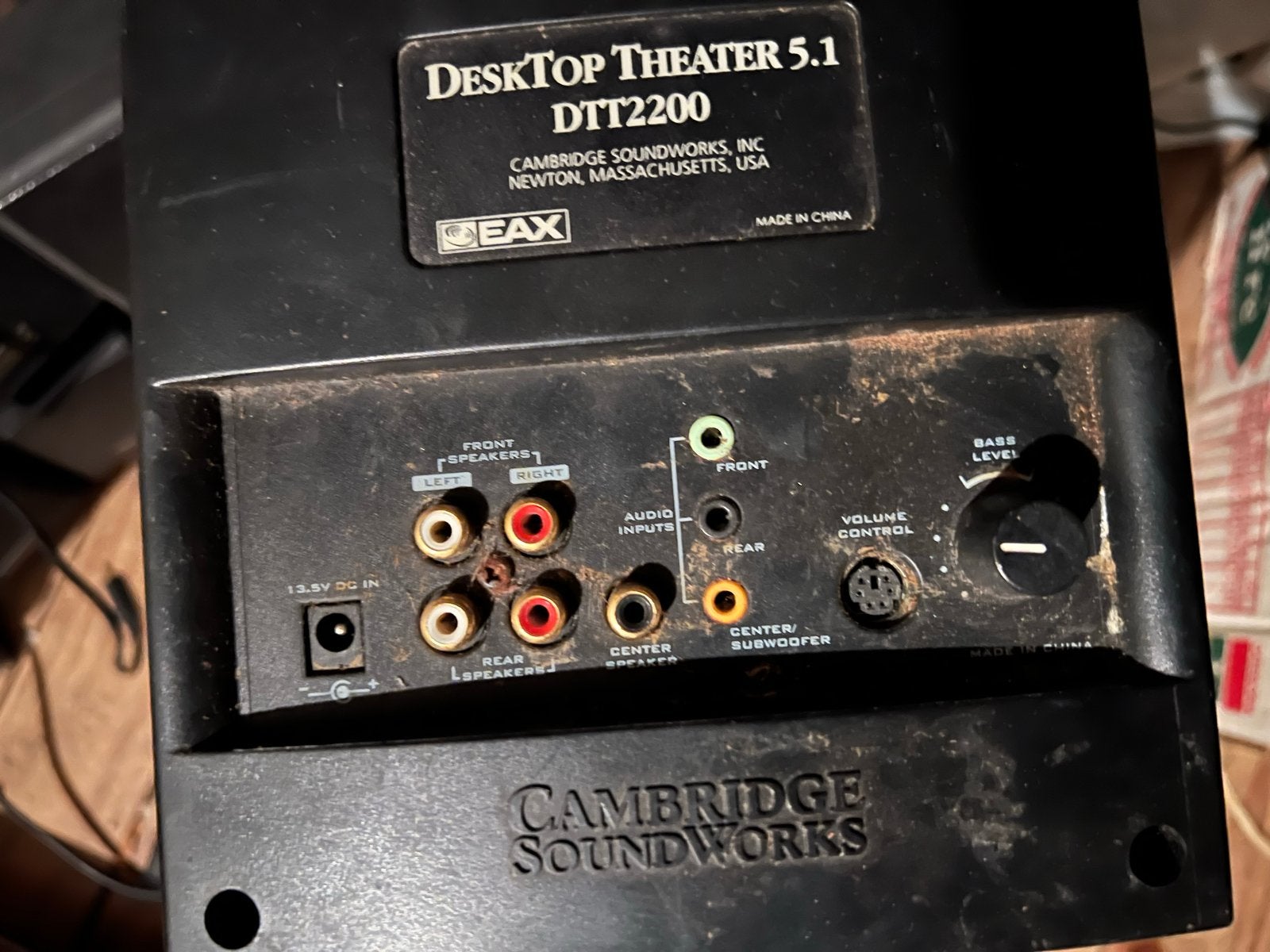 Cambridge Soundworks DTT2200 5.1 PC Speakerset, Ophalen of Verzenden, Gebruikt