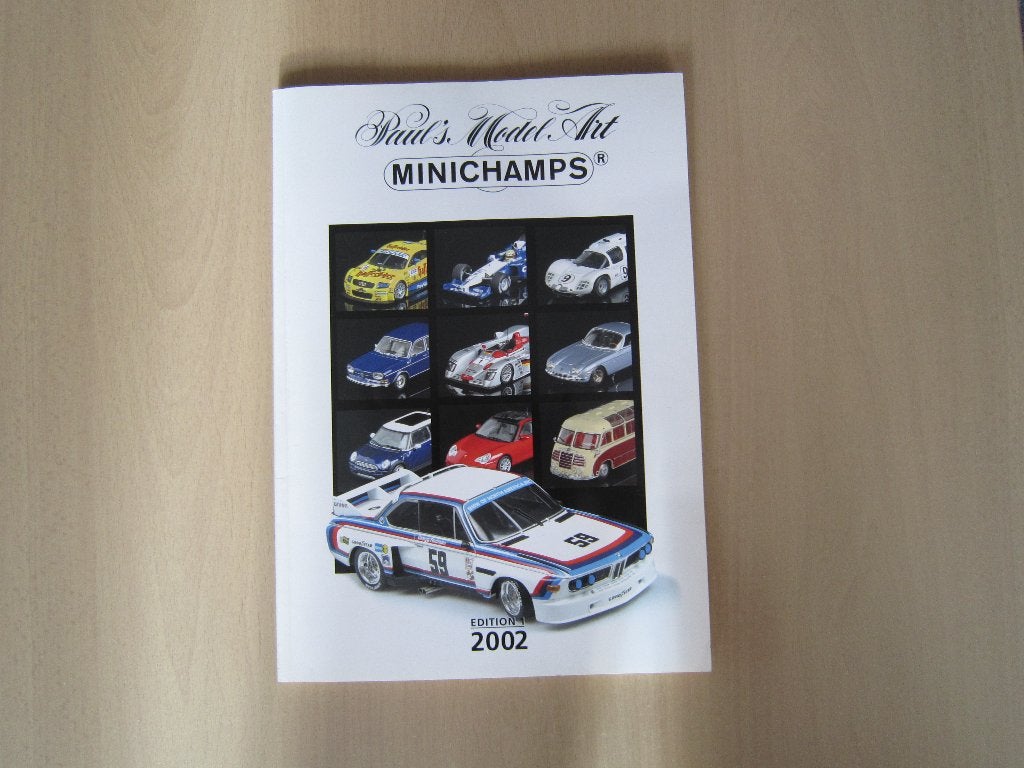 Catalogus Paul’s Model Art Minichamps 2002, Ophalen of Verzenden, Zo goed als nieuw, Overige typen
